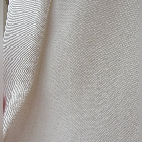Zara White Tuxedo Jacket Women's Small Blazer Minimalist Classic Dressy FLAWED - Picture 4 of 16